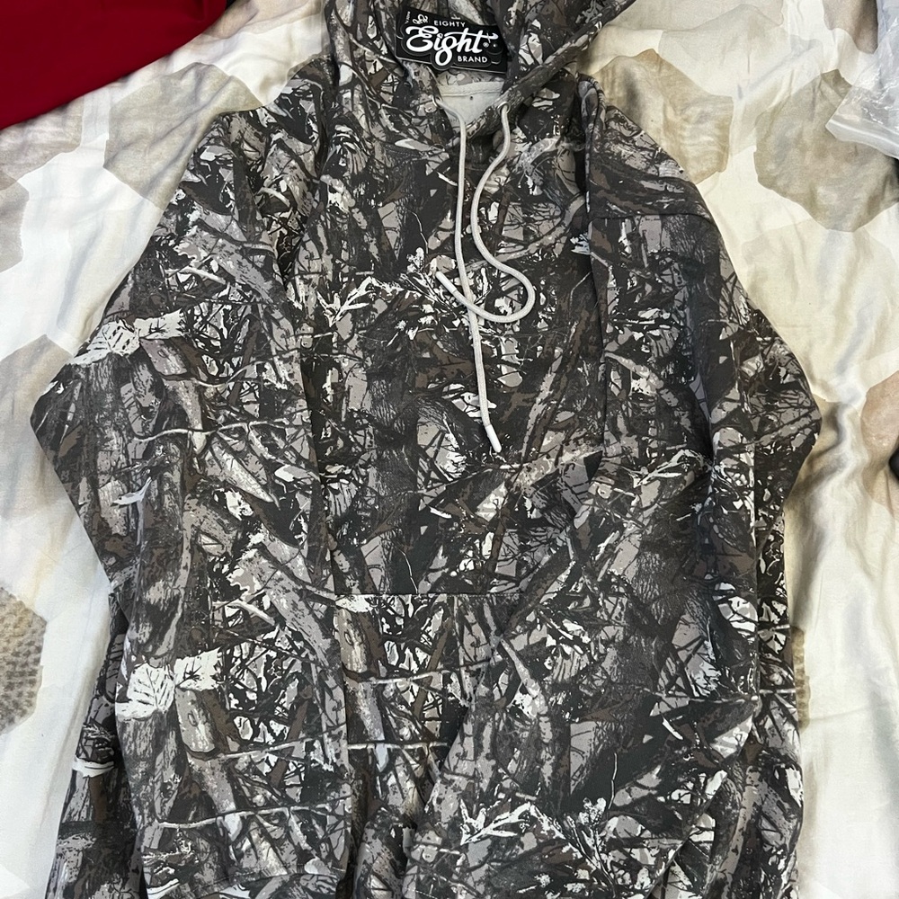 Eight X Camouflage Hoodie